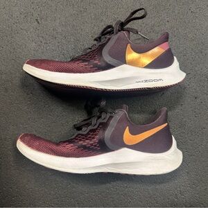 Size 8 Nike Air Zoom Winflo 6 Icon Clash Women's shoes red white AQ8228-601